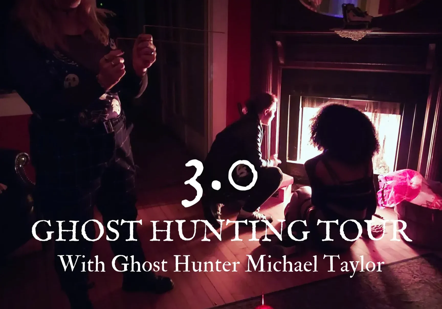 Paranormal investigation event advertisement