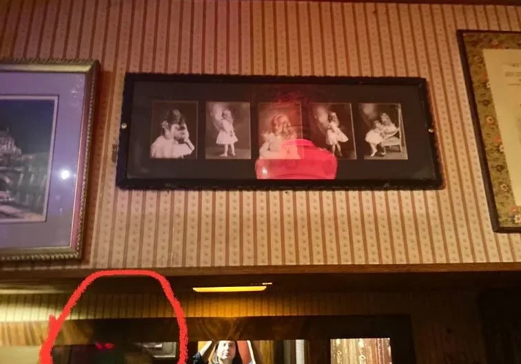 Wall art and mirror reflection